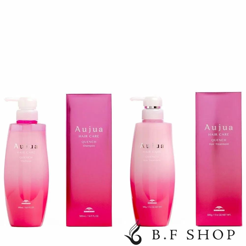 Milbon Aujua Quench Shampoo 500ml + Hair Treatment 500g Set