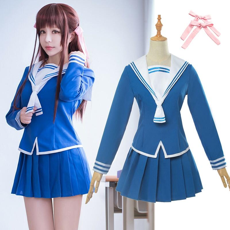 Basket Cosplay Fruits Costume Tohru Honda Cosplay Uniform Jk Girl Uniform Sailor