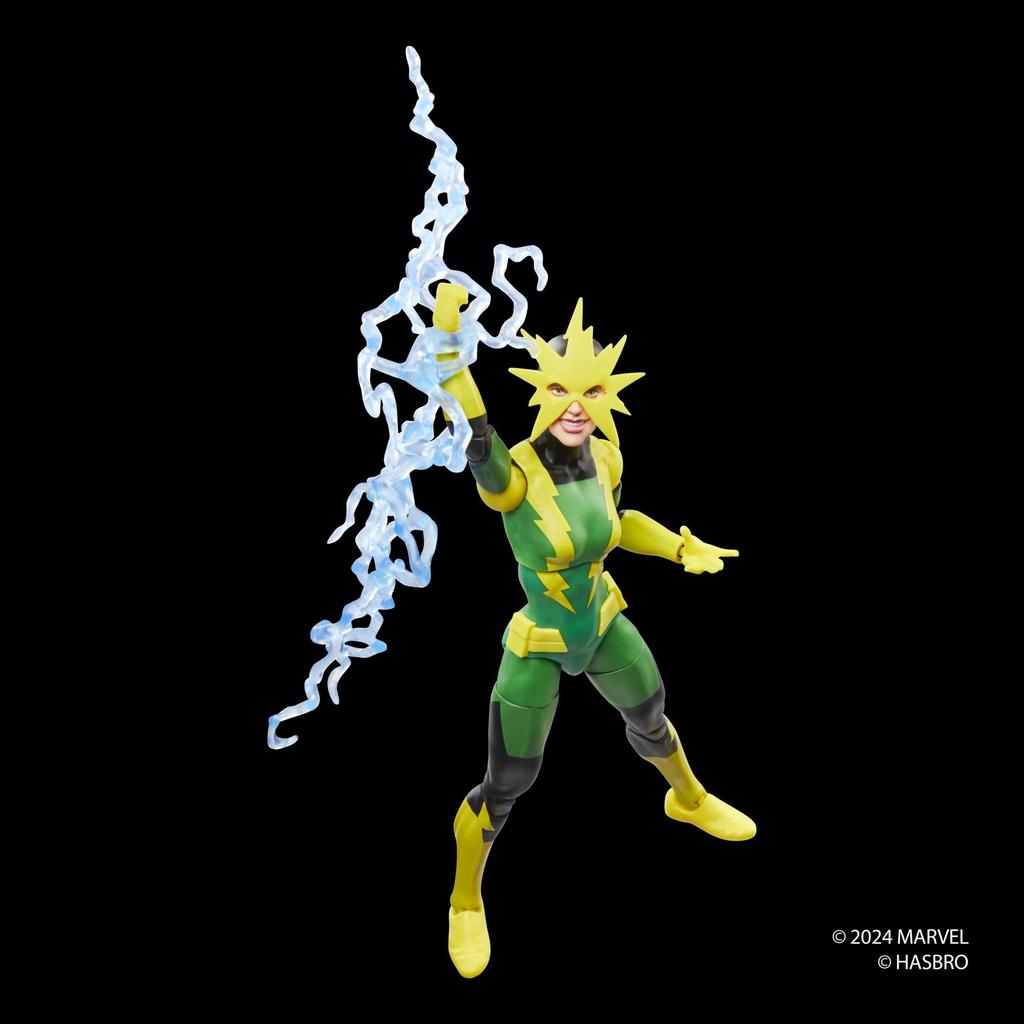 Marvel Legends Series Electro (Francine Frye) Retro Comic Collectible 6-Inch Scale Action Figure
