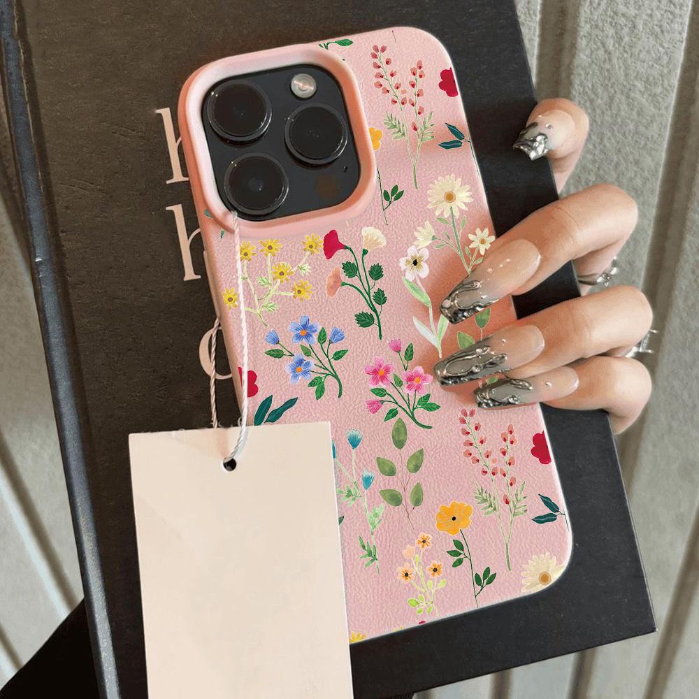 

HOT Luxury Flower Cherry Blossom Lichee leather pattern Phone Case For Redmi A5 A3 A1 14C 13 12 10 9 8 K60 Ultra Shockproof Redmi A5 4G