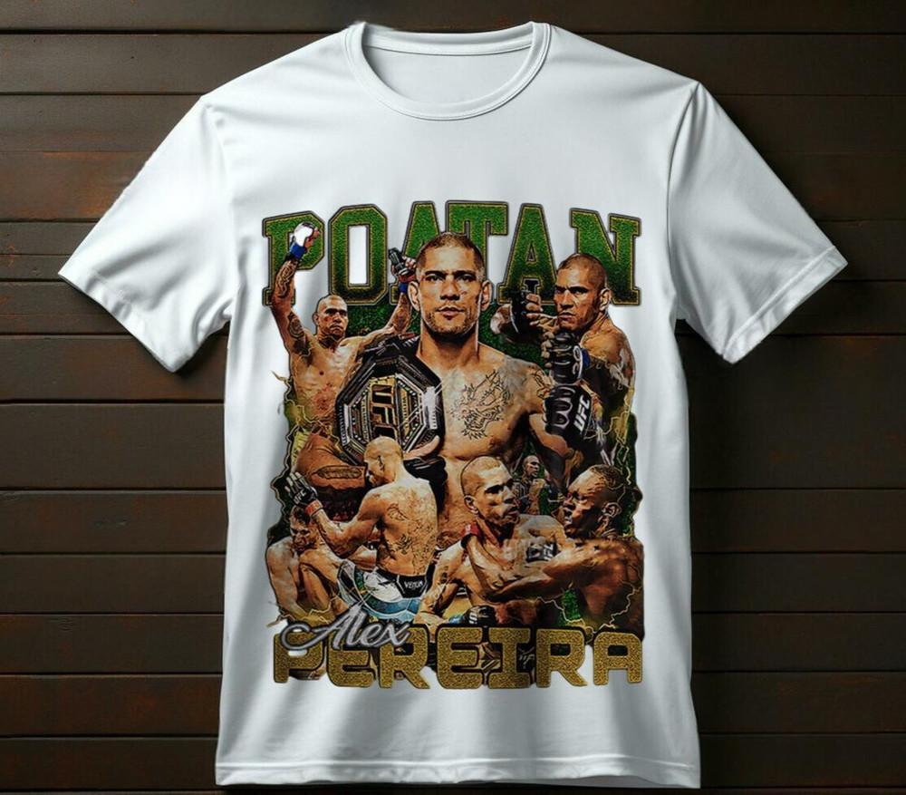 Alex Pereira T-Shirt Honoring MMA Fighter With Competitive Drive, Unisex T-Shirt Unisex T-Shirt M