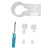 Aquarium Hose Clamp Transparent Split Type Plastic Water Pipe Fixing Clip for Fish  