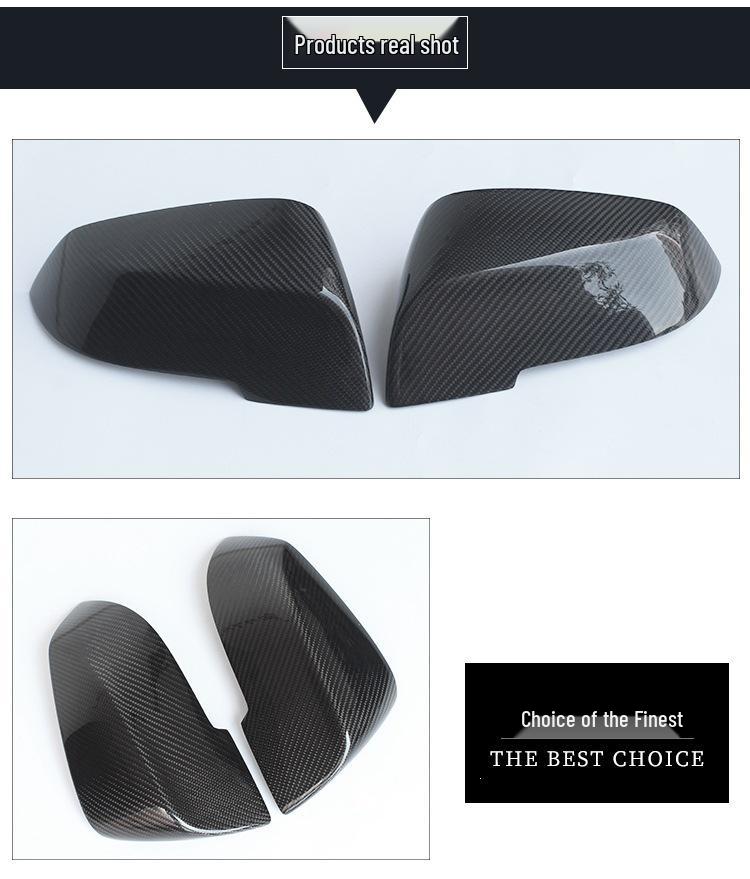 Compatible BMW 1-4 Series GT F20/F30/F32 320/330M Carbon Fiber Rearview Mirror & Reversing Camera Cover.