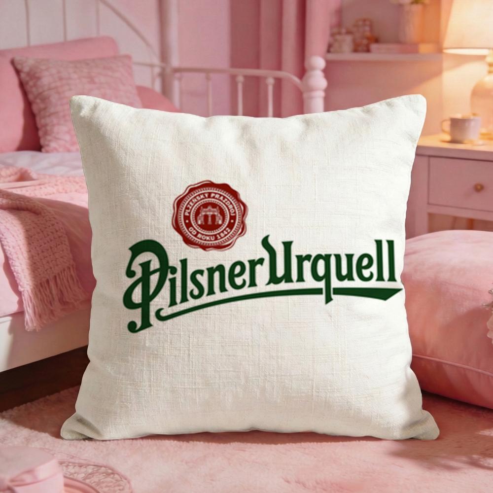 

Beer PPilsner Urquells Cushion Cover Premium Comfort Reversible Pillow Cove Two in One Design for Any Room Car Interior 30X30cm