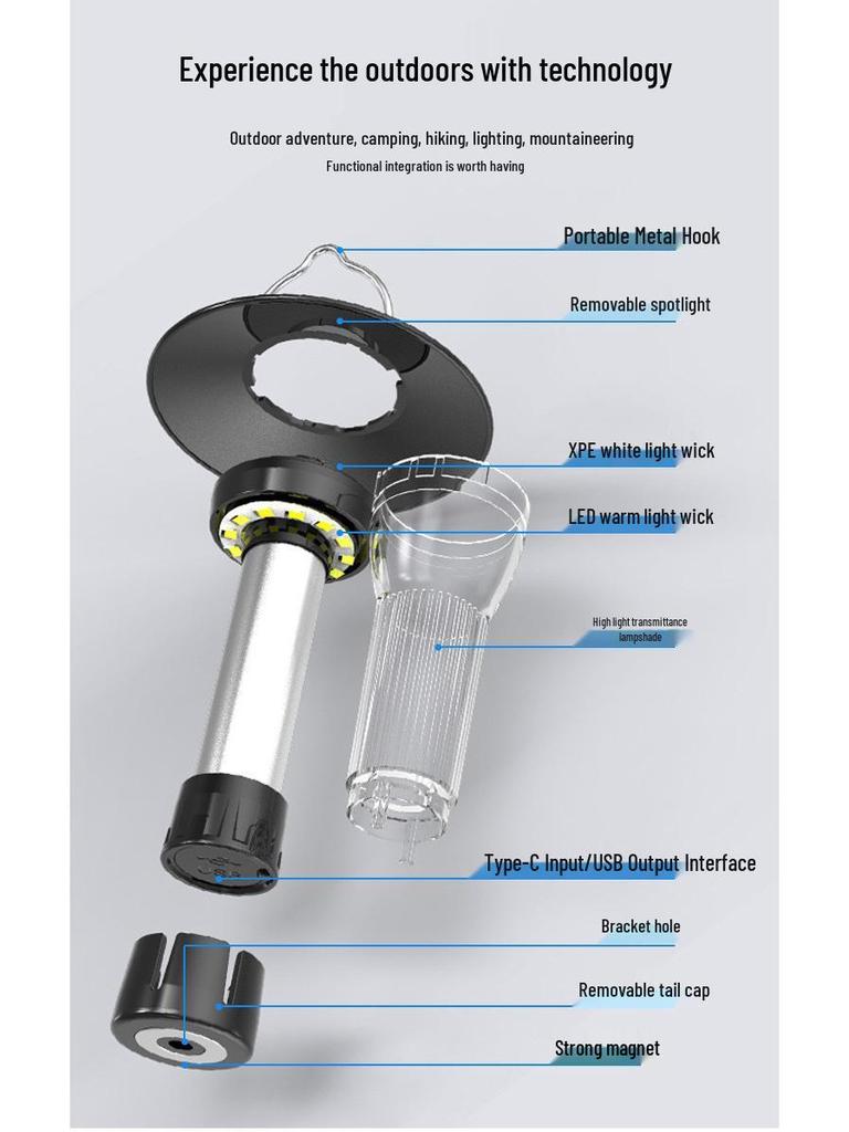 Hurricane Lantern with Long Battery Life for Outdoor Camping