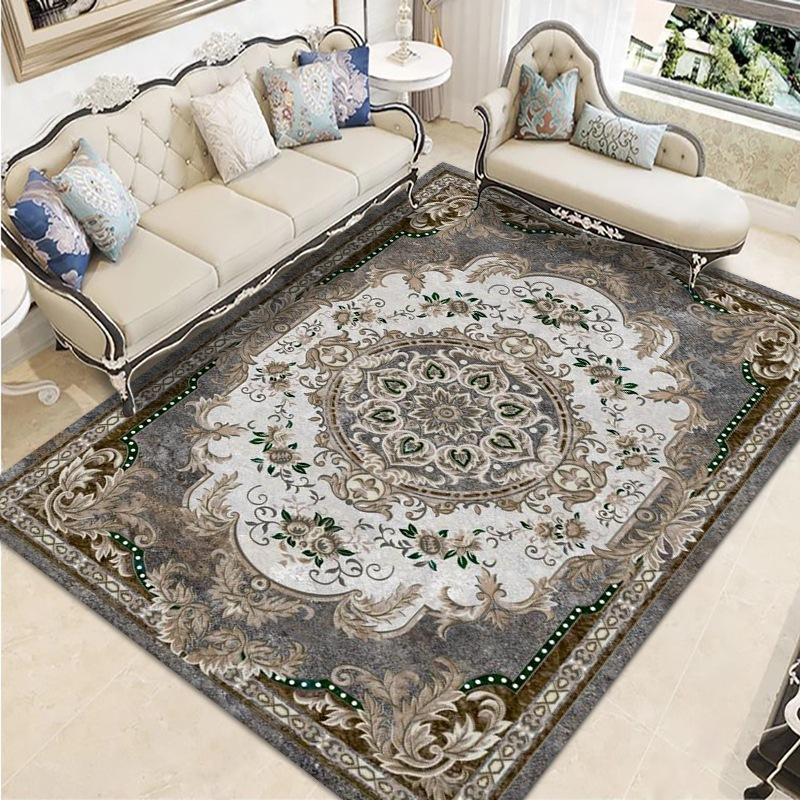 Printed Chinese Carpet, Classical Living Room Home Carpet, Bedroom Coffee Table Floor Mat Study Window Large Area Carpet