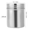 275ml 400ml Tea Jar 304 Stainless Steel Sealed Storage Jar Portable Tea Coffee Beans Container for Home Kitchen Cafes Restaurant