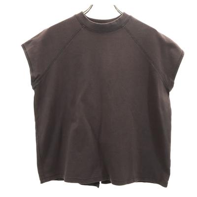 SNIDEL Französische Ärmel Gewaschenes Einfaches T-Shirt F Braun Damen Gebraucht