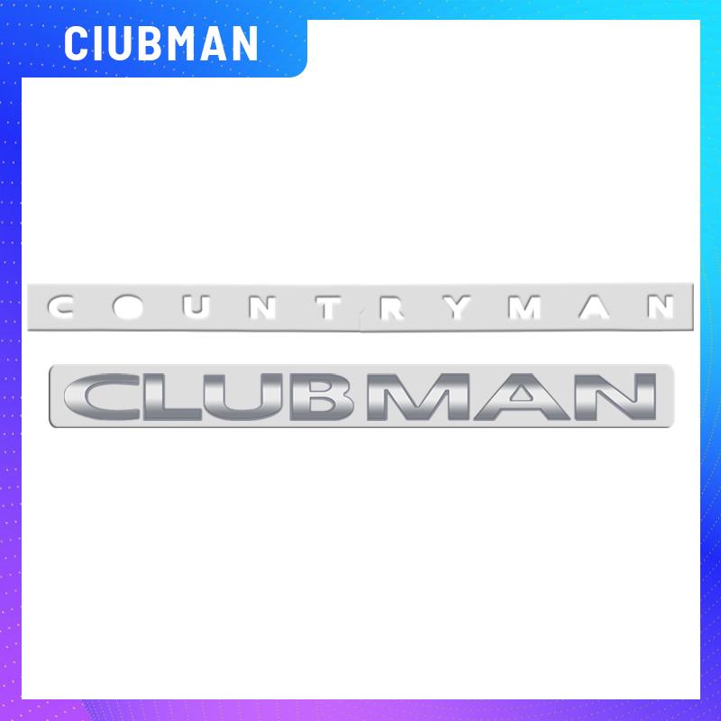

1PCS Metal Countryman Clubman Logo For Mini Cooper S R60 R55 R54 F54 Emblem Car Rear Trunk Sticker Badge Letter Decoration