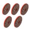 5 Pcs Angle Grinder Grinding Wheel 200 Grit M10 Spiral Interface 100 Angle Grinder Polishing Disc for Metal Stone