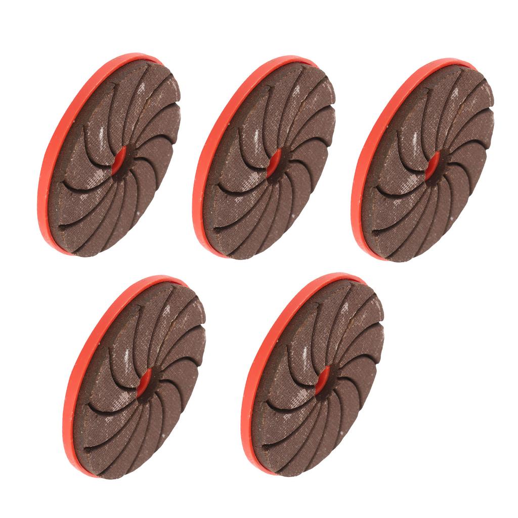 5 Pcs Angle Grinder Grinding Wheel 200 Grit M10 Spiral Interface 100 Angle Grinder Polishing Disc for Metal Stone