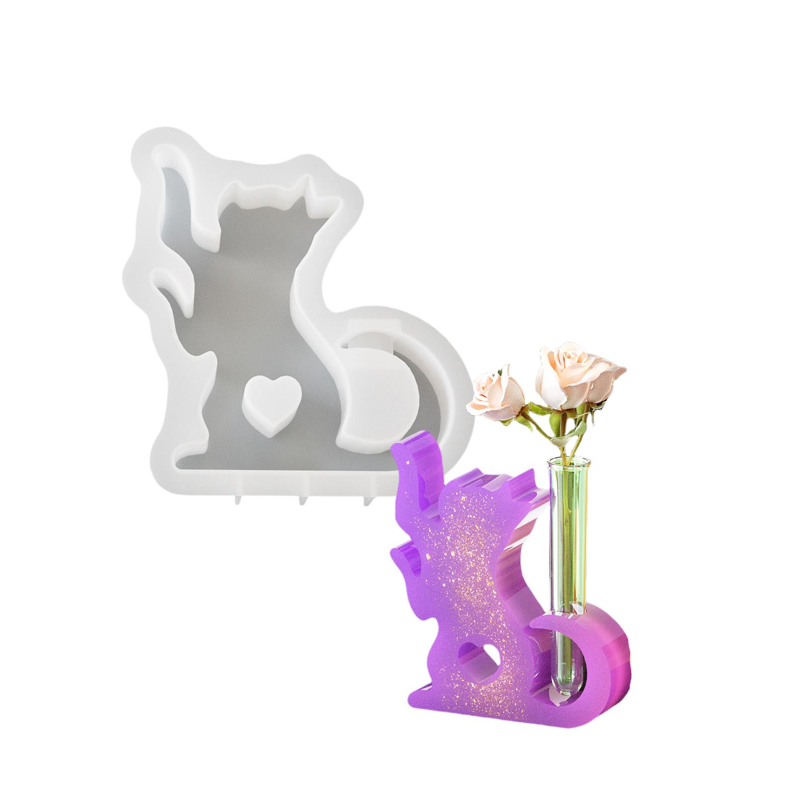 

Формы из эпоксидной смолы с изображением животных для создания миниатюрных гидропонных держателей для растений. Товары для рукоделия. Силиконовые формы. 2