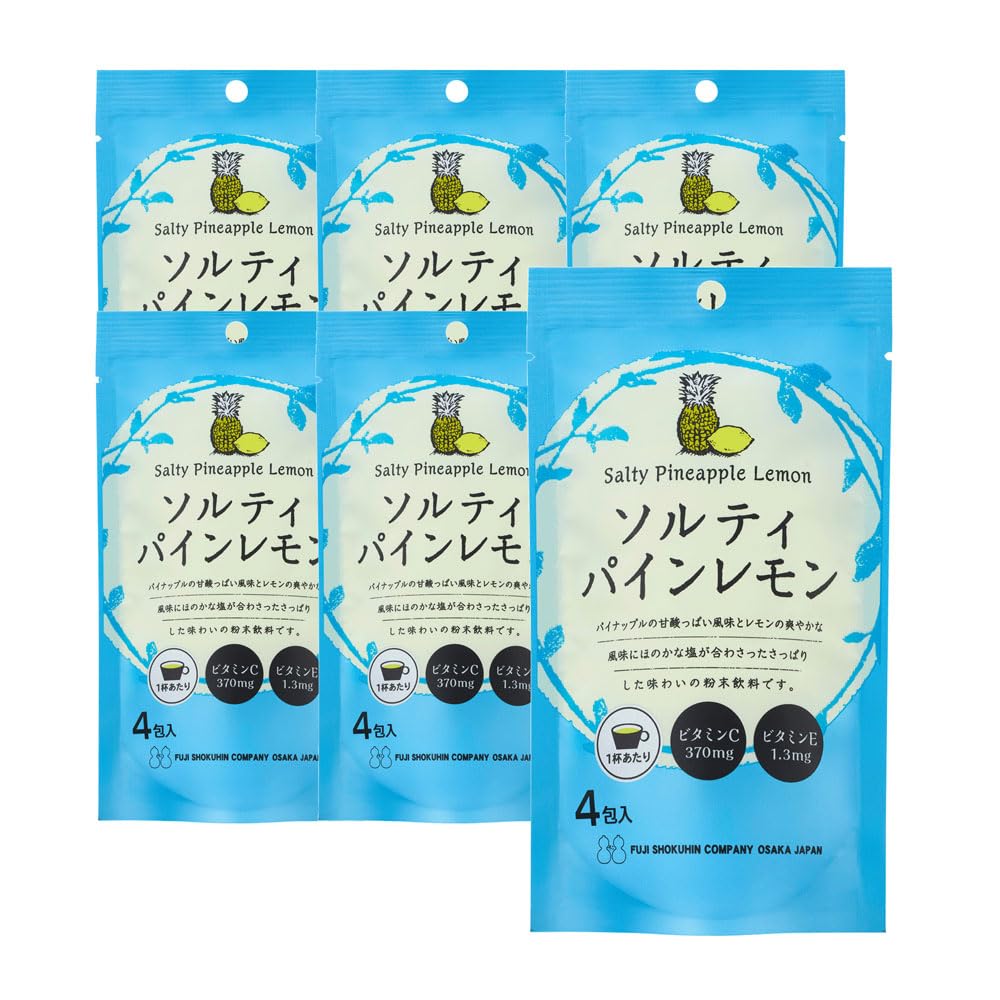 Fuji Foods Salty Pine Lemon 52g x 4 x 6 bags (13g packets)