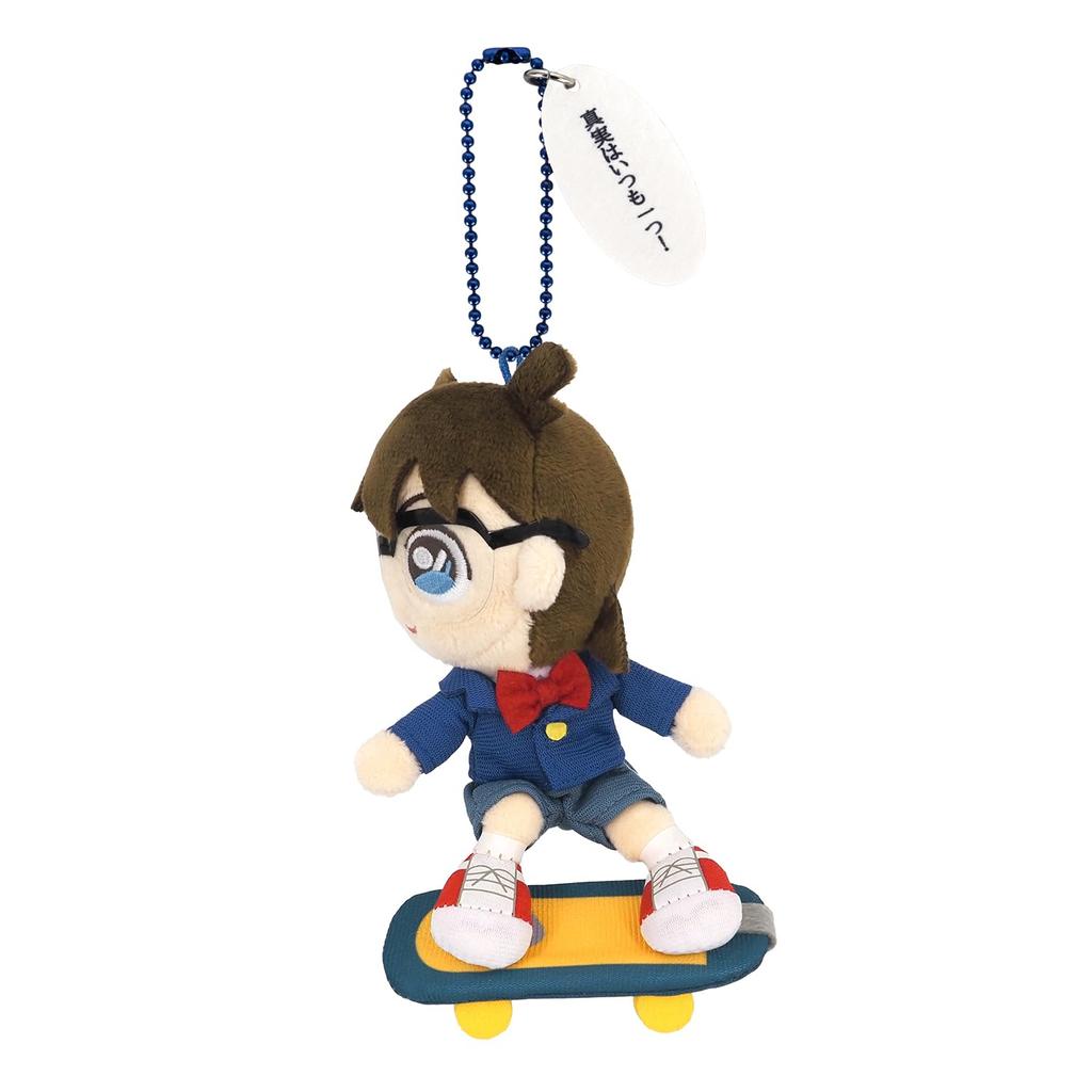 Sanei Boeki Detective Conan Fluffy Friends Conan Skateboard ver. (Mascot) W6×D8.5×H14cm Plush Toy FCM01