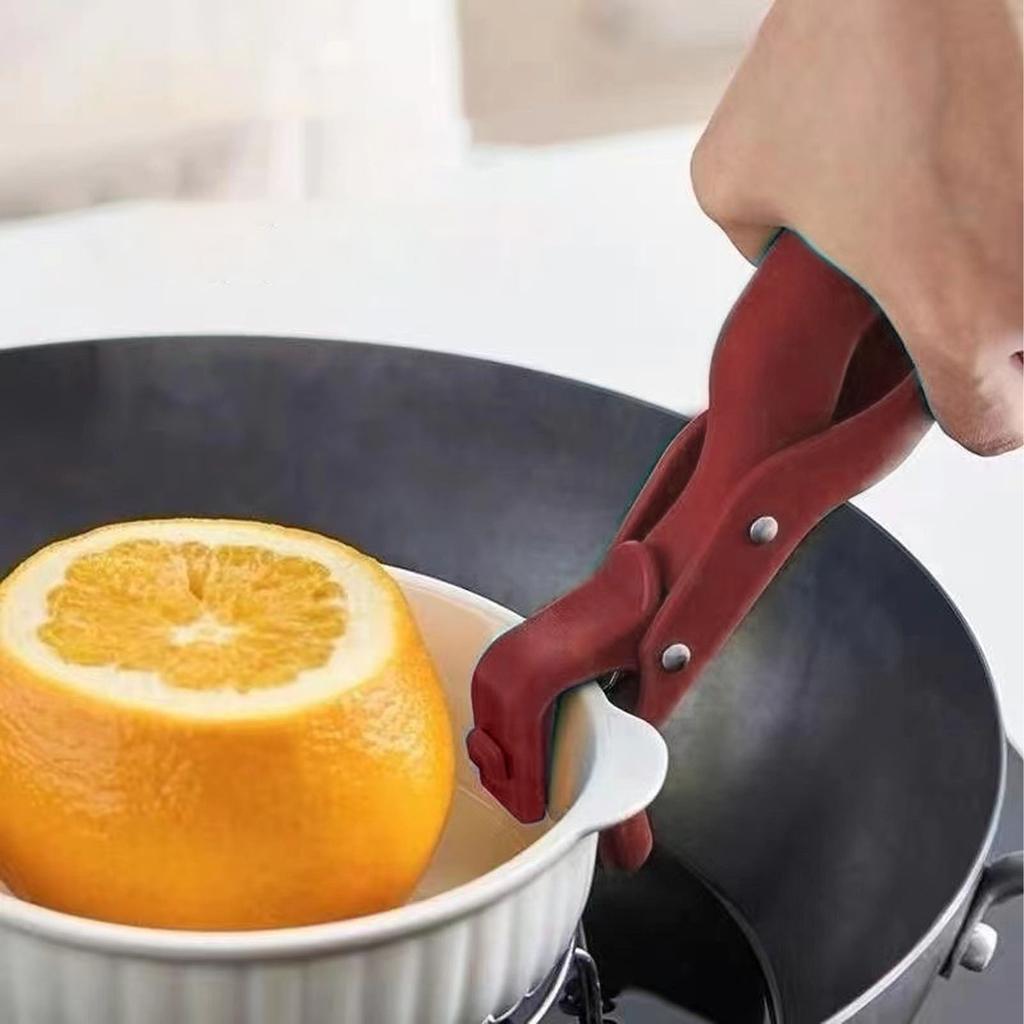 Hot Plate   Clips Multifunction Portable Prevent Slip Anti Scald Bowl Dish Clip Tongs for Kitchen Camping