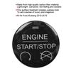 Left Hand Drive Carbon Fiber Start Stop Button Trim Decoration Fit for Ford Mustang 2015 2019