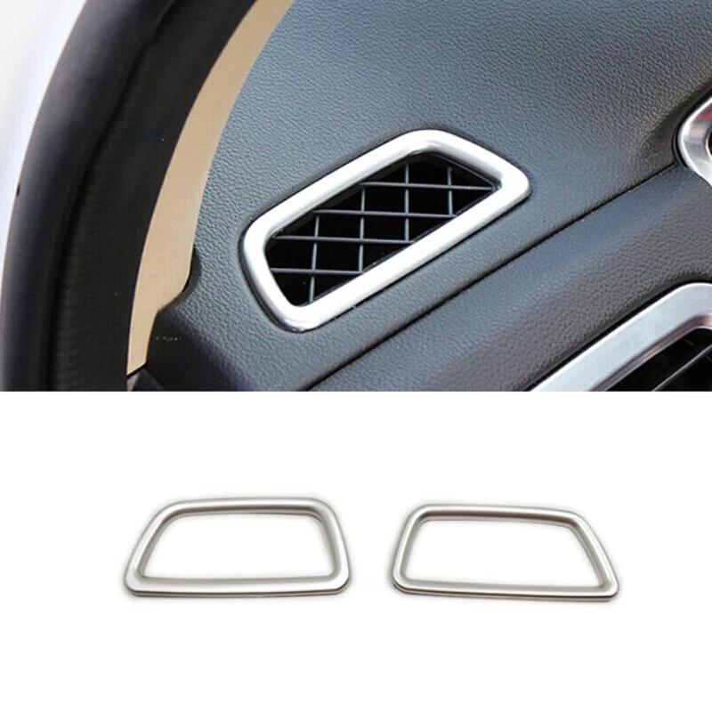 LHD For Honda CRV CR-V 2012 2013 2014 2015 2016 ABS Matt Car Front Dashboard Frame Panel air condition AC outlet Sticker Cover