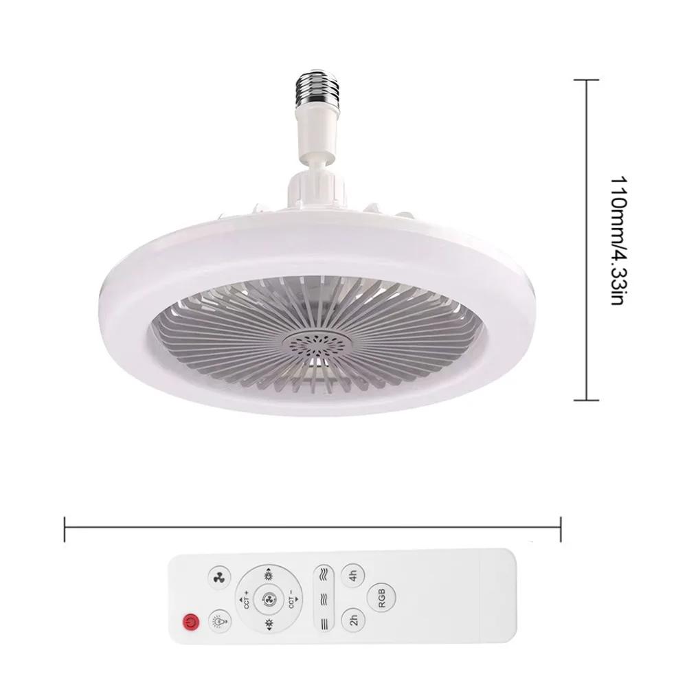 Aromatherapy Ceiling Fan with LED Light E27 Base Remote Control Rotatable Silent Electric Fan for Kitchen Bedroom Living Room