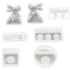 Elegant Rabbit Themed Candlestick Making Tool Mold Feature Multiple Hole Base Design For Various Candle Size