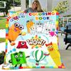 1pc Blanket Numberblocks7 Print Design, Lightweight Blanket for Sofa, Bed- Soft &Warm, Gift for All Seasons like Christmas, Halloween