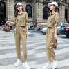 Women's Trendy Slimming Two-Piece Petite Workwear Set for Spring and Autumn