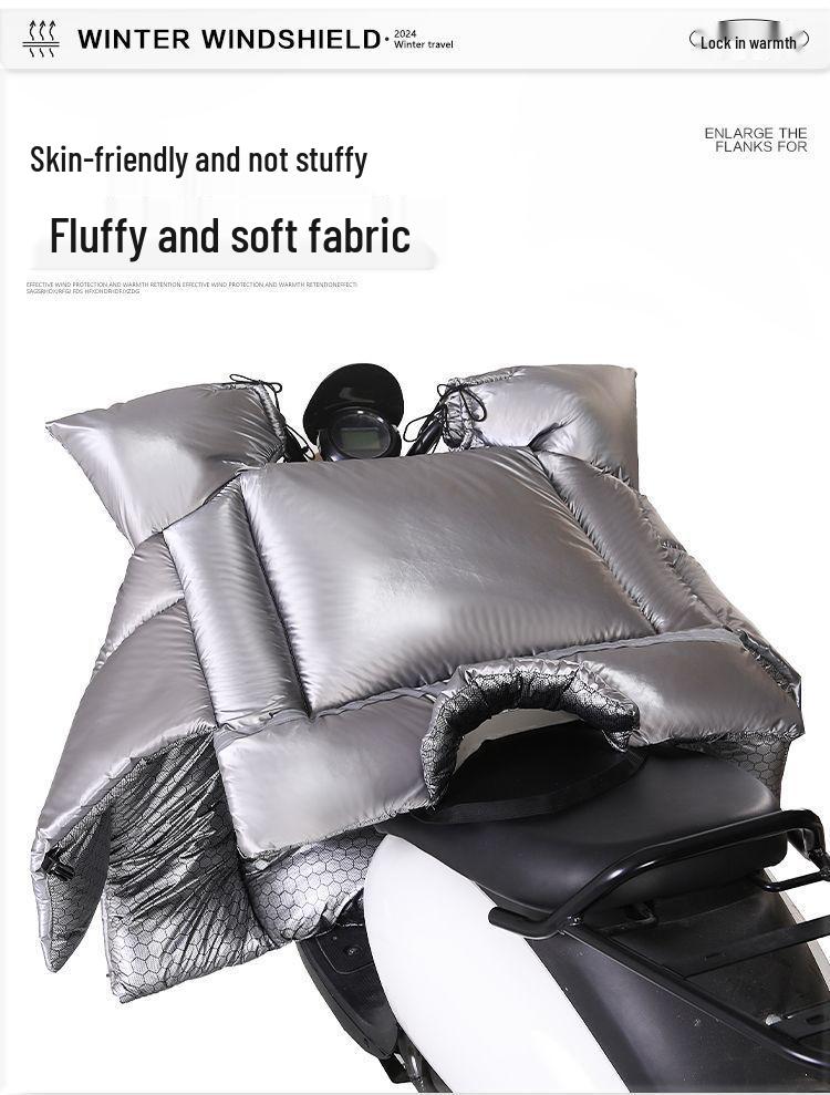 Graphene Winter Windproof Cover for Electric Car/Motorcycle 2025 Model – Thick, Fleece Lined, Waterproof, Coldproof