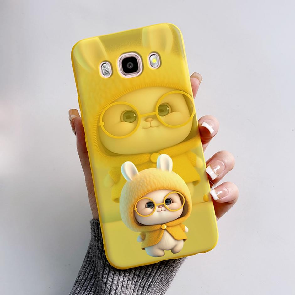 For Samsung Galaxy J7 2016 Novel Style Painting Back Cover Coque For Samsung Galaxy J7 2016 Cute CartoonThick Fashionable Shells