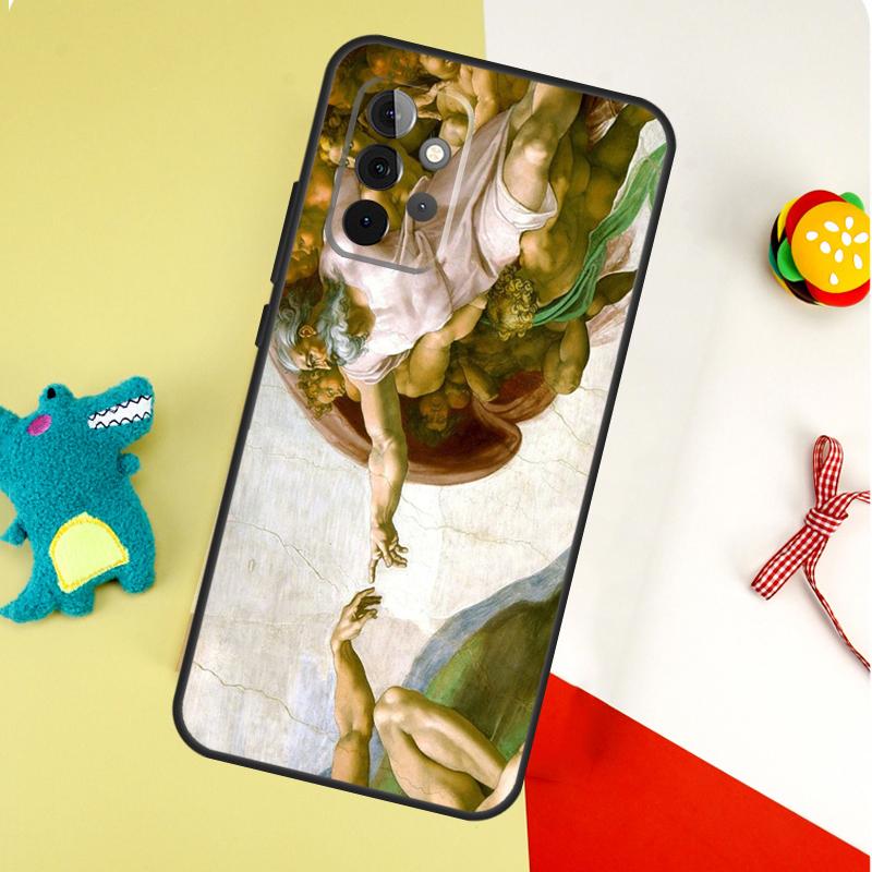 Renaissance Art Paint For Samsung Galaxy A55 A35 A15 A54 A34 A14 A53 A33 A13 A05 A06 A16 A22 A32 A52 Phone Case