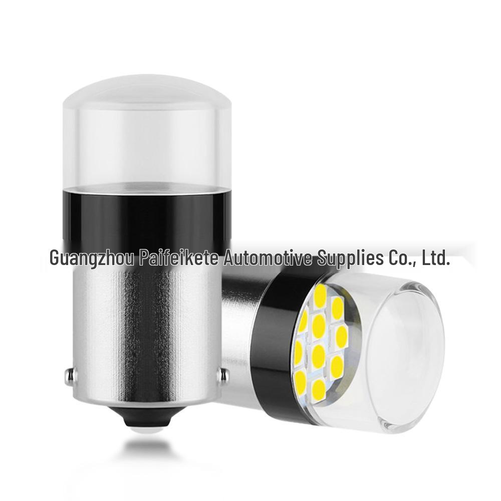 AMS LED Car Turn Signal & Brake Light 1156/1157-3030-10SMD - High Brightness Tail Light Lens