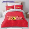 1. FC Union Berlin Muster Bettwäsche Heimdekoration Geburtstagsgeschenk ( 1 Bettbezug + 2 Kissenbezüge, ohne Füllung),Fanartikel.