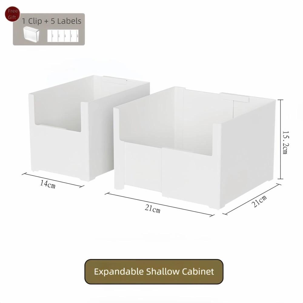 Plastic Organizer Box Cooking Tool Storage Scalable Sundries Organizer  Kitchen