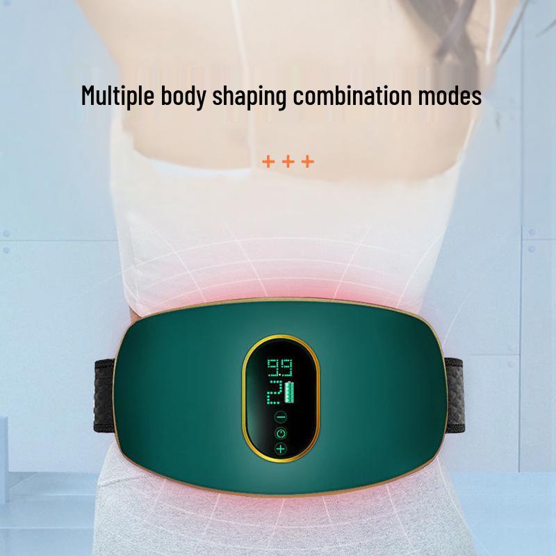Wireless Heated Abdominal Massager Belt for Belly and Waist