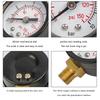 40mm Pool Filter Water Pressure Dials Hydraulic Pressure Gauge Meter Manometer 1/8" NPT for Air Compressor Water Systems