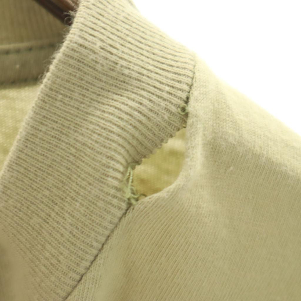 Fred Perry Made In Italy Short Sleeve T-shirt M Khaki Men's Used