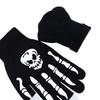 Warm Non Slip Half-finger Gloves Halloween Luminous Mittens Full Finger Gloves Fashion Accessories