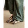 Schafslederversion~ Retro-Leder Schnürschuhe Damen Neue Nische Lässige Sportschuhe Flache Sohle