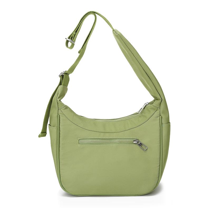 Solid Color Lightweight Shoulder Bag Women's Crossbody Bag Student Class Bag