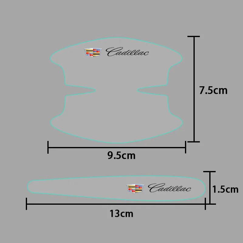 For Cadillac Escalade CTS ATS SRX Deville BLS XT4 XT5 XT6 STS XTS SLR XLR CT4 CT5 CT6 TPU Car Door Handle Protection Stickers