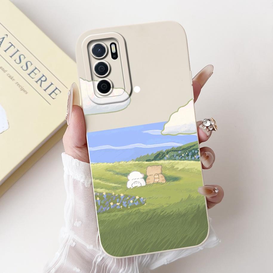 For OPPO A16 Case A16S A54S Soft Silicone Phone Case For Oppo A16 CPH2269 Cartoon Fundas For OPPOA16s CPH2271 Cover A 54s Bumper