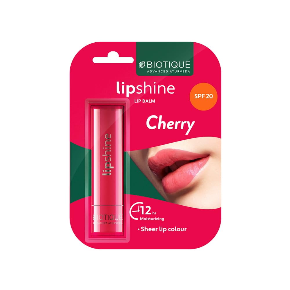 

Бальзам для губ Biotique Natural Makeup Magikisses, Merry Cherry Red, 4 грамма