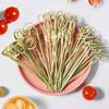 100Pcs/bag Skewer Sticks Picks Bamboo Bamboo Cocktail High Quality Toothpick Picks Sticks