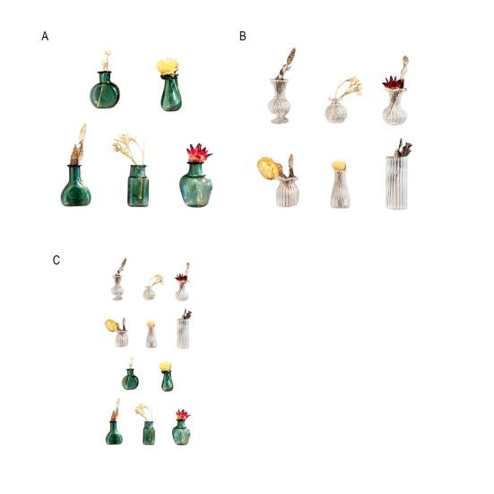 5/6/11Pcs Mini Vase Refrigerator Magnet DIY Home Office Kitchen Locker Fridge 3D