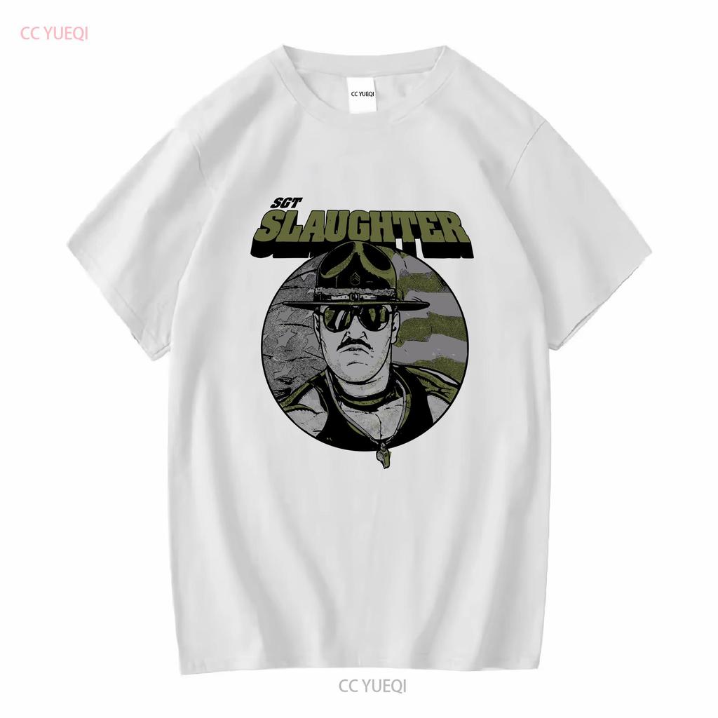 Sgt Slaughter Declare T Shirt S 5XL Vintage Washed Breathable Comfortable Versatile Soft Fashion Slightly Graphic Casual