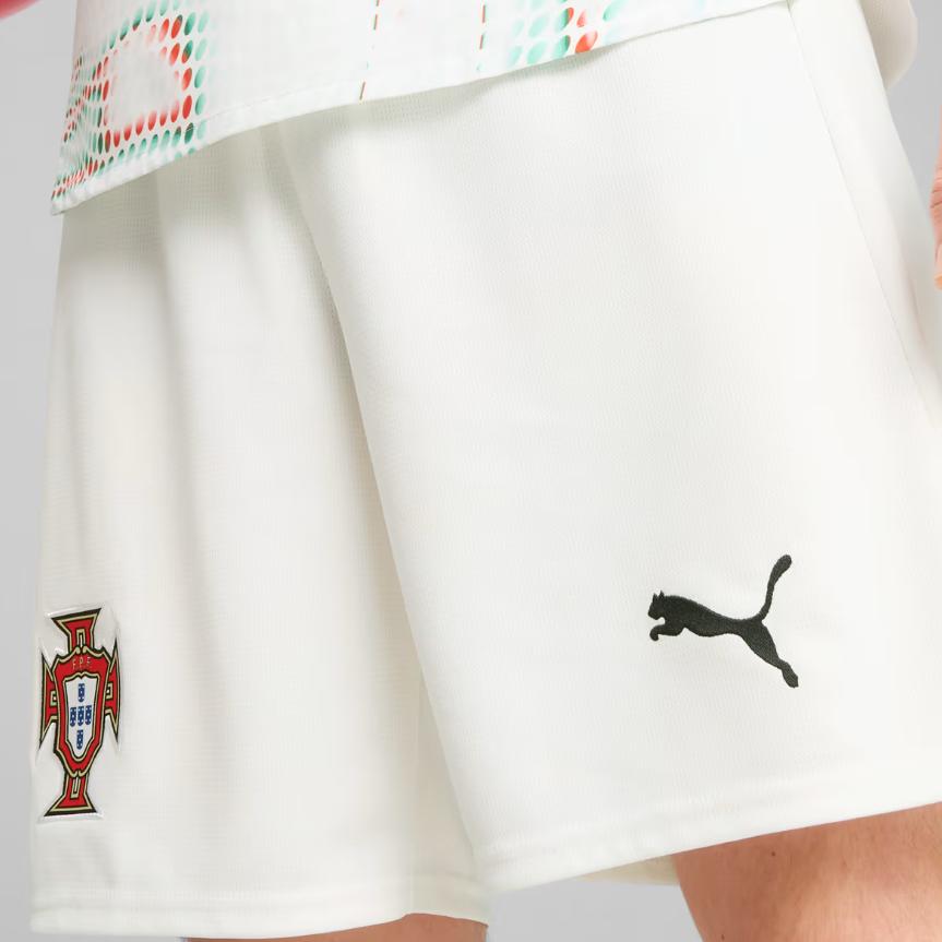 Puma X FPF Collaboration Shorts Drycell SS25 Fashion Comfortable Soft Skin-Friendly Lace-Up Football Pants Men Shorts White 779226-04