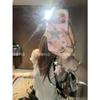 Ins White Female Star Leather Powder Leopard Print Suitable for Apple 17promax Mobile Phone Case Iphone16/15 Anti-drop Case Female