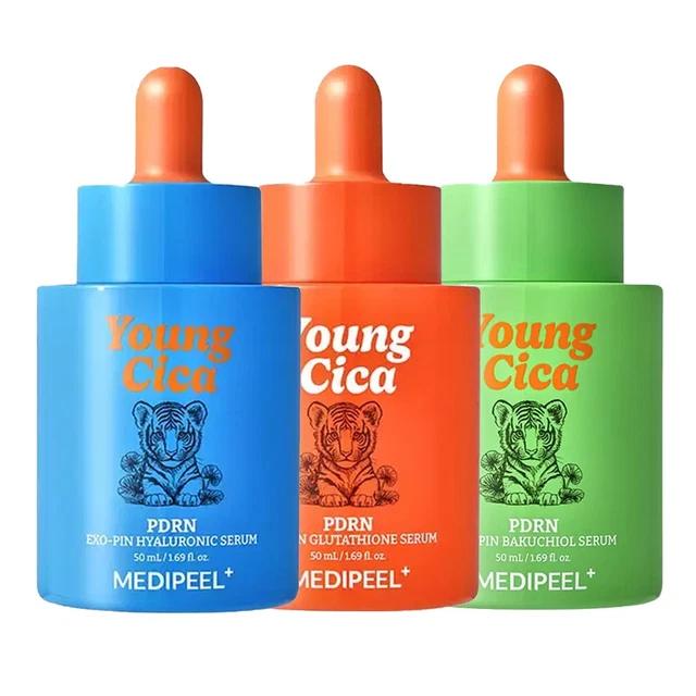 MEDIPEEL Young Cica PDRN Exo-Pin Bakuchiol/ Hyaluronic/ Glutathione Serum 50ML/ Moisturizing, Korean Cosmetics, Kbeauty