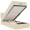 Maison Exclusive - Lit ottoman avec matelas crème 100x200 cm tissu