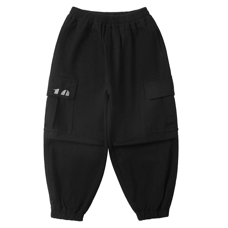 Pantaloni per ragazzi, pantaloni casual da lavoro, tendenza moda per bambini grandi primaverili e autunnali, pantaloni larghi, pantaloni alla caviglia alla moda