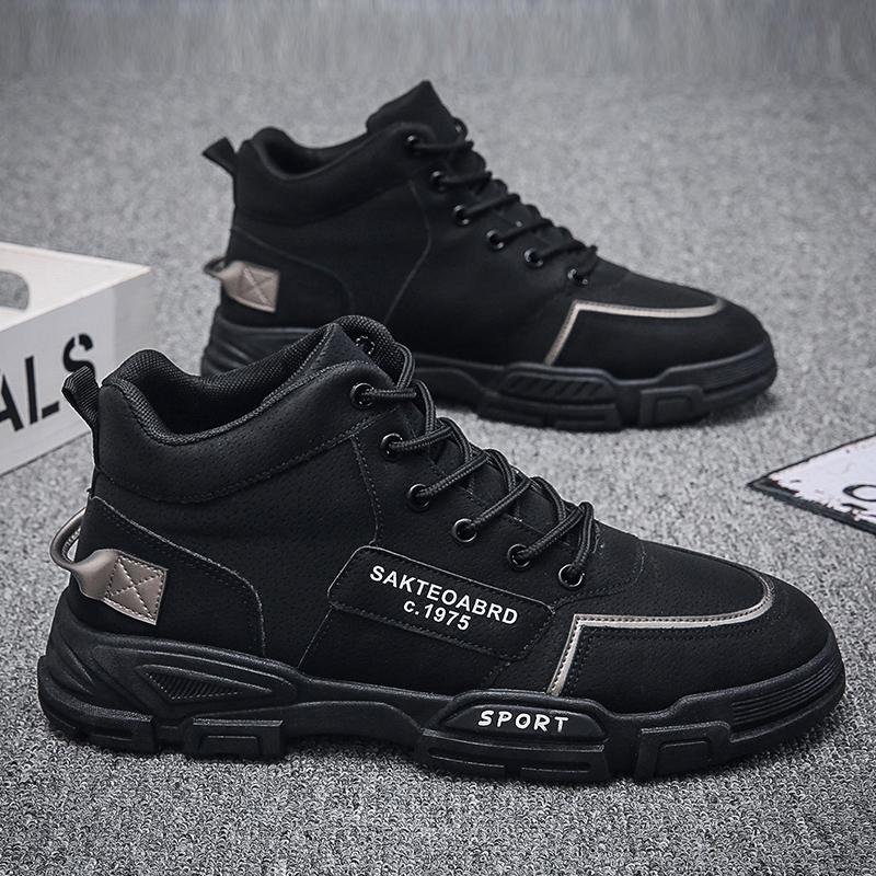 

Зимние ботинки мужские плюшевые теплые зимние ботинки удобные мужские повседневные кроссовки для отдыха на открытом воздухе нескользящие ботильоны на плоской подошве со шнуровкой мужские 39