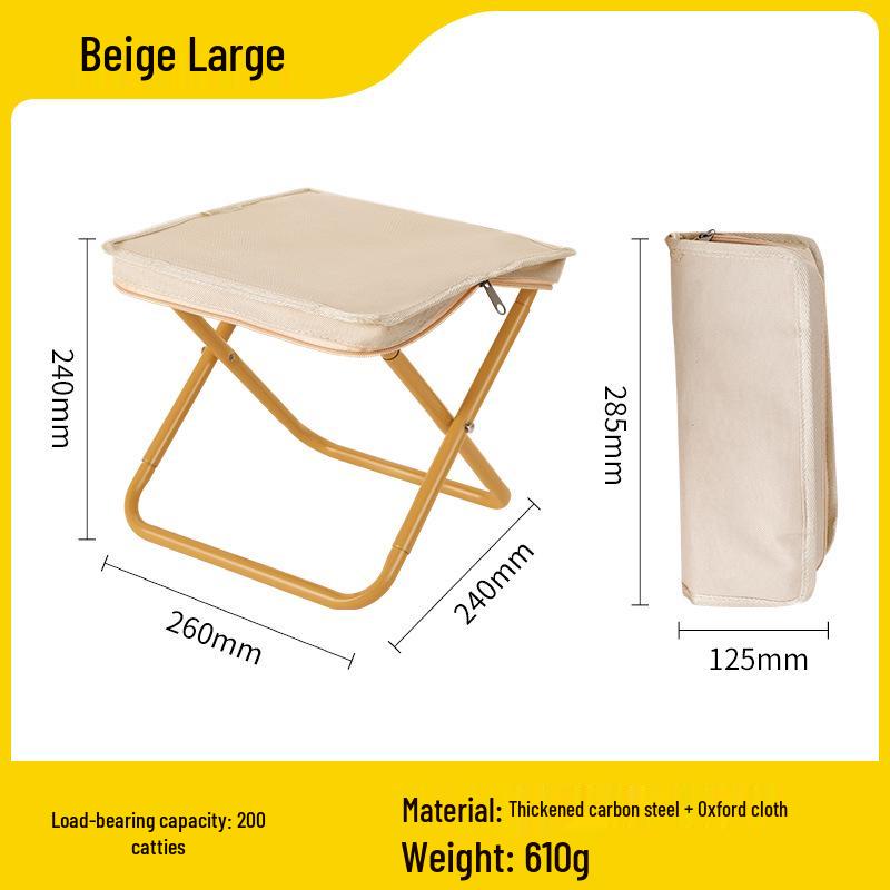 Portable Outdoor Folding Chair: Camping, Picnic, Fishing Stool & Multifunctional Small Bench